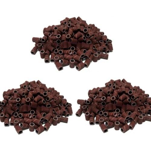 80% Hot Sale 100 Pcs Sanding Band Drill File Machine Bits Grinding Ring Nail Art DIY Tool Set