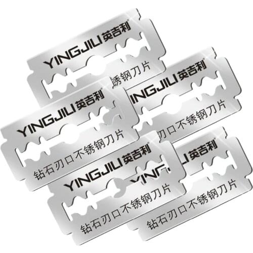 Diamond Level Double Edge Blade Safety Razor US blades Razor Blade Refill, 5PCs(yingjili RD207)