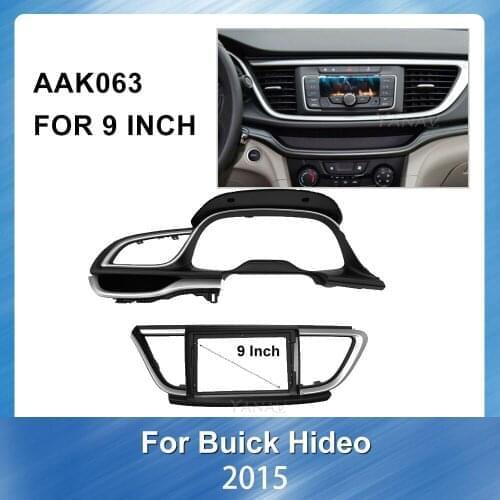 Car Radio DVD Fascia frame For Buick Excelle 2015 car plastic Panel Dashboard Mount Trim Installation Kit fascia Frame panel