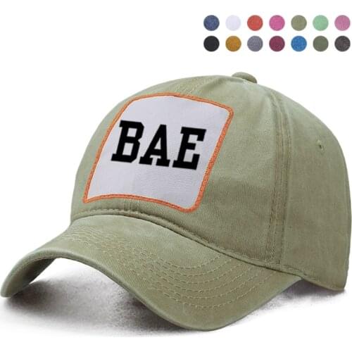 Bae Dear Couple Printed Baseball Cap Dad Trucker Brand Bone Solid Hats Woman Berets Ponytail Caps Snapback Gorras Boinas Hats