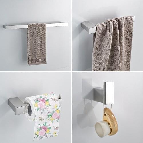 Paper Holders Euro style Bathroom Accessories Stainless Steel Bath Hardware Set Bathroom fitting Towel ring Towel ring DG9000