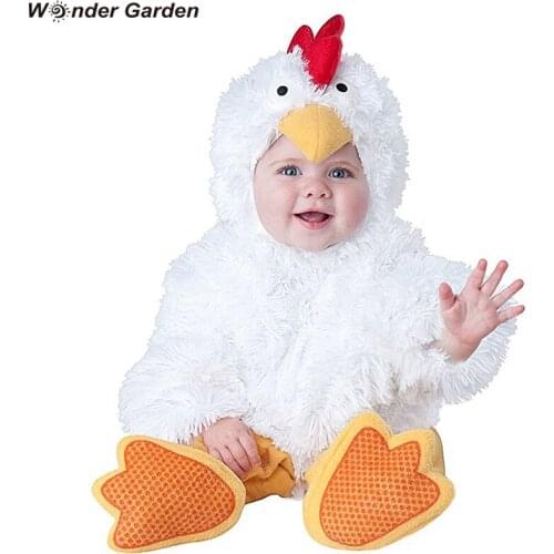 Wonder Garden Baby Toddlers Girls Boys Cute Chicken Animal Halloween Purim Holiday Cosplay Dress Up Costume