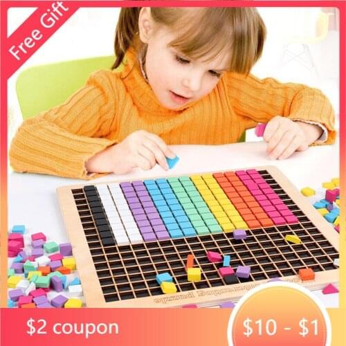 Children DIY Wooden Pixel Building Blocks 370PCS Early Learning Imagination Intelligence Table Game Educational Toys For Kids