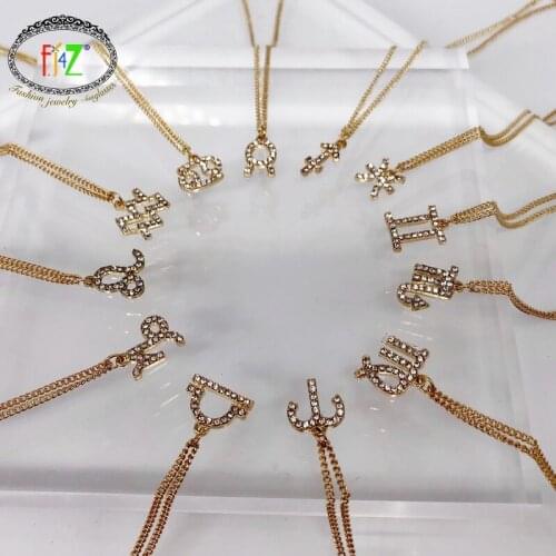 F.J4Z Women's Pendants Zodiac Signs