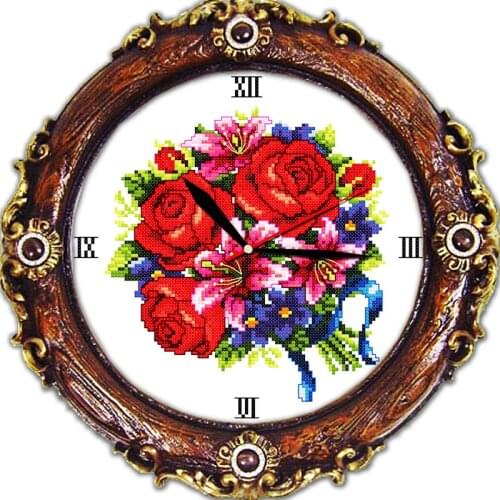 Aromatic overflowing(1) cross stitch kit 14ct 11ct count print canvas wall stitches embroidery DIY handmade needlework plus