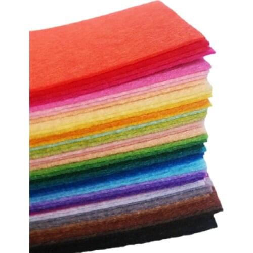 Polyester felt Fabric patchwork needlework diy needle sewing handmade non-woven felt fabric Fieltro feltro 20*15CM felt cloth