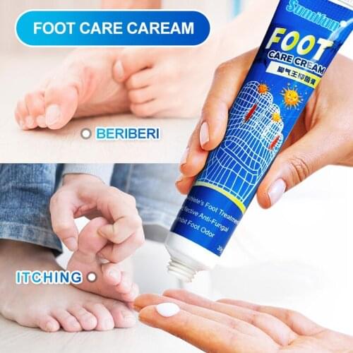Anti Fungal Infections Foot Cream For Athletes Foot Pain Relief Beriberi Itch Erosion Peeling Blisters Feet Ointment