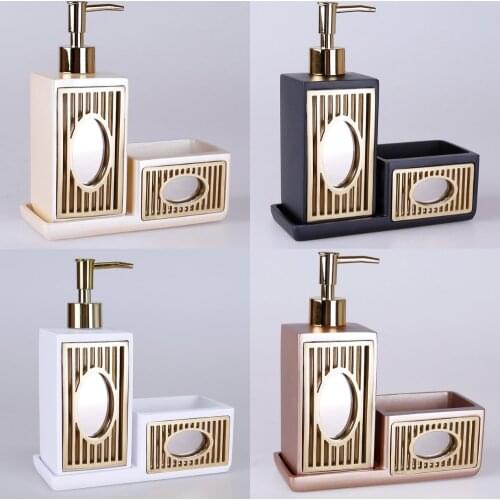 SELIM HOME ACCESSORING KITCHEN LIQUID SOAP DISPENSER AND SPONGE HOLDER DURABLE MATERIAL GLAMOUR MODEL