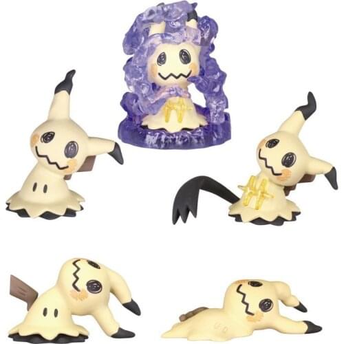 TAKARA TOMY Gacha Toys Pokemon Anime Figure Mimikyu Character Modeling Series Action Figure Model Doll Gifts For Children
