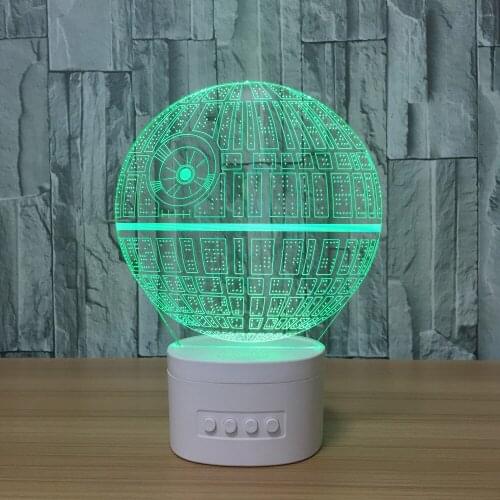 Foreign trade Acrylic present Small LED model lamp with Bluetooth speaker Unique creative bedroom smart home send boyfriend Y28
