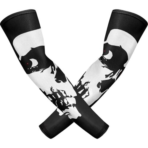 1pair Breathable Compression Sports Arm Sleeve Quick Dry UV Protection Running Arm Sleeves Summer Basketball Bicycle Sleeve