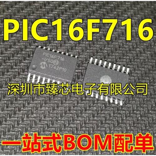 100% New&original In Stock |PIC16F716 PIC16F716-I/SO SOP18 IC