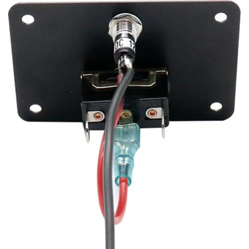 12V 15A Anchor Windlass Up/Down Rocker Switch Panel Marine Windlass ON-OFF-ON Control Panel With Red LED