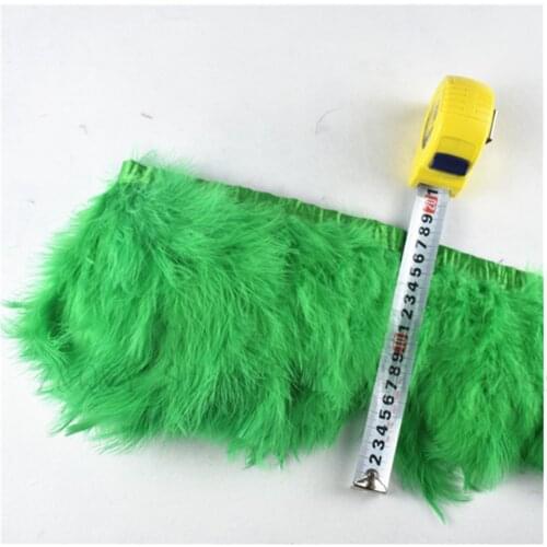 2 yards / pack of natural full wool turkey feathers 10-15CM (4-6 inches) dyed DIY craft jewelry clothing decorative feathers