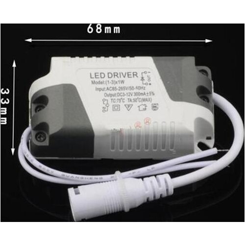 3 years warranty 1W 7W 12W 18W 25W 36W Power Supply LED Driver Adapter Transformer Switch For LED Lights With Female Connector
