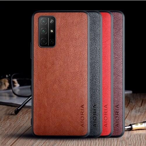 Case for Huawei Honor 30S funda luxury Vintage Leather skin capa Slot phone cover for huawei honor 30s case coque