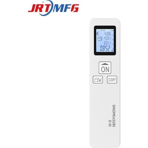 JRTMFG New Laser Rangefinder Infrared Measurement Portable Mini Laser Distance Meter Battery Powered Digital Distance Measurer