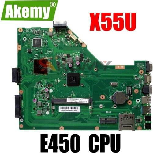 For ASUS X55U Laptop Motherboard Mainboard With E450 CPU 4 CORES