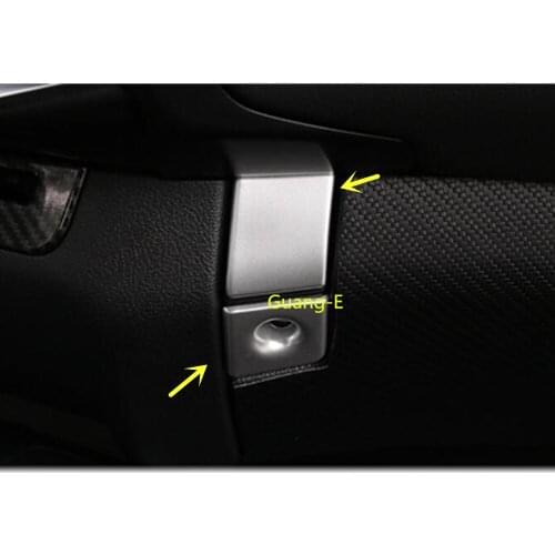 For Lexus UX 200H 250H 260H 2019 2020 2021 Car Sticker Storage Handle Bowl Dashboard Co-Pilot Glove Box Ring Sequins Front Panel