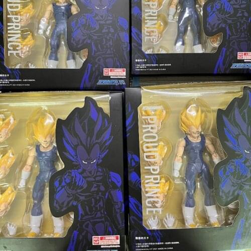 Pre-sale Demoniacal Fit SHF Super Saiyan Vegeta Demon Arrogant prince PVC Action Figure Figurals Brinquedos Toy Model
