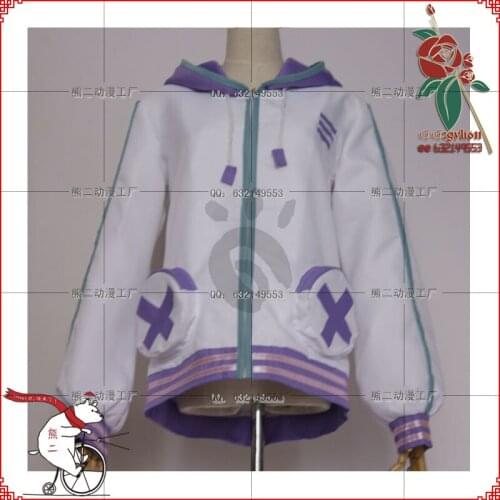 Netune Purple Heart Hoodie - Hyperdimension Neptunia Cosplay Costume