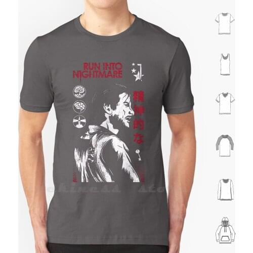 Run Into Nightmare T Shirt Print Big Size 6xl Cotton New Cool Tee Castellanos Joseph Oda The Evil Within Survival Horror