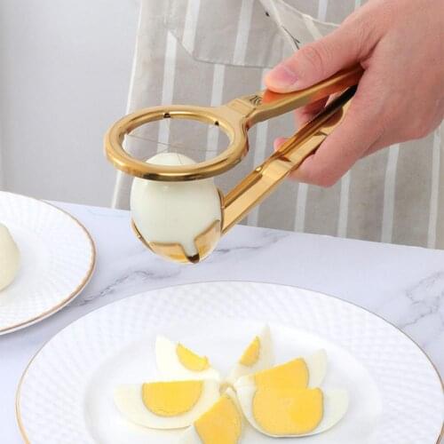 Stainless Steel Egg Cutter Multifunctional Sturdy Compact Hexagonal Egg Wedger for Home Gadgets Kitchen accessories