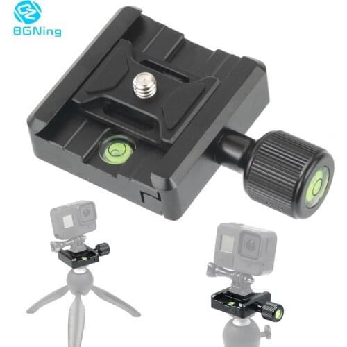 BGNing QR50 Camera Clamp Adapter Mount Quick Release Clamp Tripod Ball Head Clamp For Arca Swiss Tripod DSLR Camera Tripod Plate