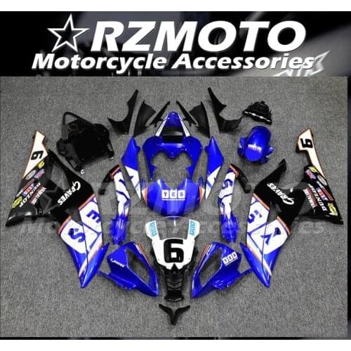 Injection Mold New ABS Whole Fairings kit Fit for YAMAHA YZF-R6 2008 2009 2010 2011 2012 2013 2014 2015 2016 Custom blue 6