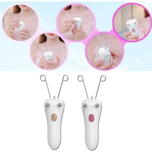Mini Electric Facial Body Hair Removal USB Cotton Thread Epilator Shaver Trimmer NEW