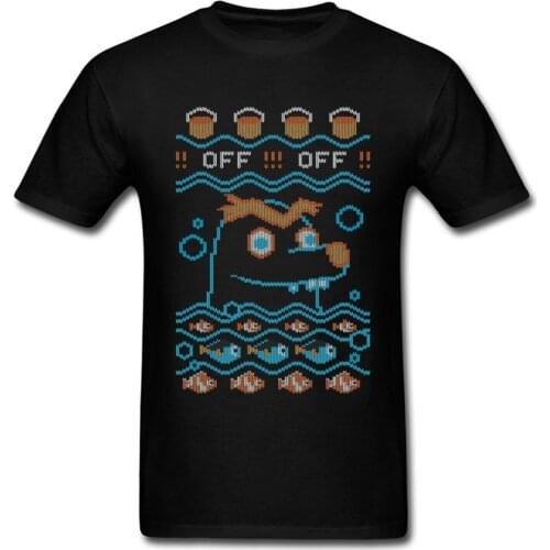 Gerald Ugly Sweater T-shirt Men Hip Hop Cartoon T Shirts Christmas Gift 100% Cotton Tshirt Mens O Neck Tops Clothes Funny Tees