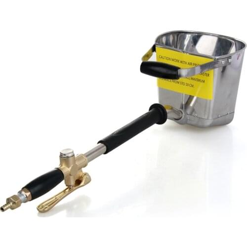 NEW 1PC Cement Spray Gun Mortar Sprayer Plaster Hopper Gun Render Sprayer Hopper Bucket Gypsum Gun Air Stucco sprayer