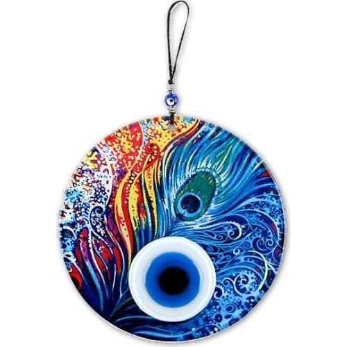 Handmade Eye Fusion Glass Evil Eye Bead 16cm