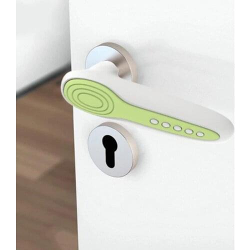 Silicone Door Handle Protector Cover Anti Collision Static Door Handle Sleeve Guard Kid Baby Safety Protection Doorknob Decor