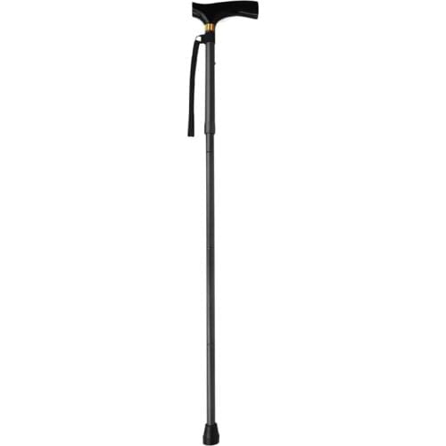 Folding Cane Adjustable Collapsible Lightweight with Ligh Walking Stick Perfect Daily Living Aid for Limited Mobility