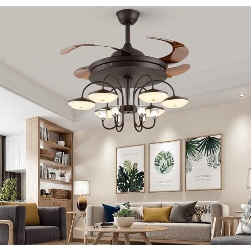 LED Postmodern iron ABS Acryl 95-265v Remote Control Ceiling Fan 75-180w Ceiling Lights.LED Ceiling Light.Ceiling Lamp For Foyer