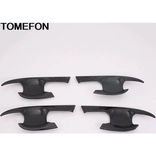 TOMEFON For Toyota Avalon XX50 2019 2020 Body Door Handle Bowl Protection Decoration Sticker Cover Trim Exterior Accessories ABS
