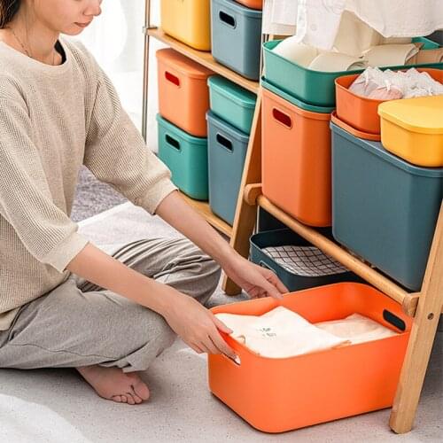 Waterproof Storage Boxes Storage Box Organizer Toys Snack Clothes Socks Sundries Home Bedroom Closet Cosmetics Laundry Large Box