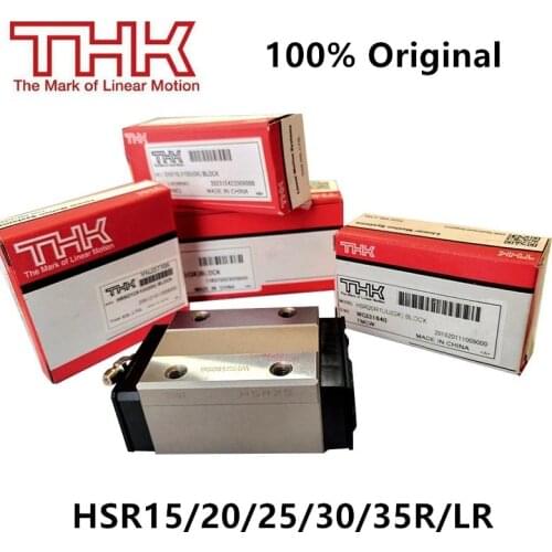 Japan THK linear guide slider block carriage HSR15R HSR20R HSR25R HSR30R HSR35R HSR20LR HSR25LR HSR30LR CNC rail parts GK