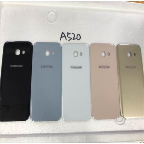For Original Samsung Galaxy A5 A520 A520F Back Battery Cover Case 3D Glass Rear Housing Cover Replacement for Samsung A5 2017