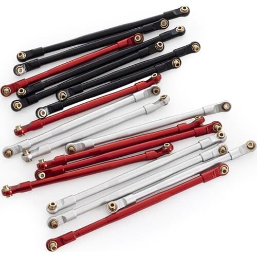 Replacement Aluminum Alloy Servo Holder Metal Link Rod Pull Rod Servo Stand Metal Rod Ends for Axial RBX10 RC Car Parts