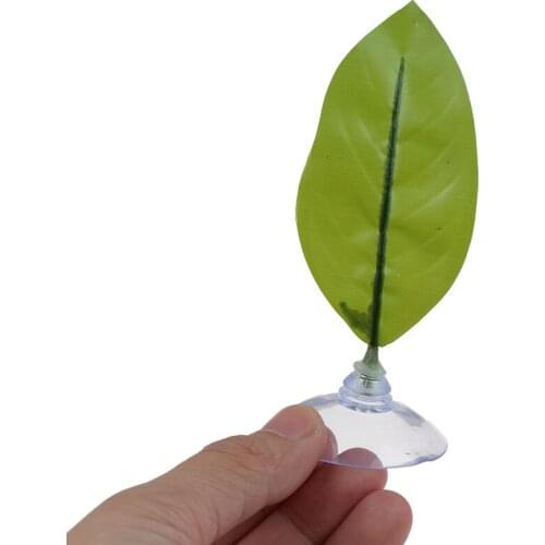 1Set Artificial Leaf Fish Tank Aquarium Betta Fish Rest Spawning Ornamental Plant Betta Fish Play Relax Hide Leaf Hammock
