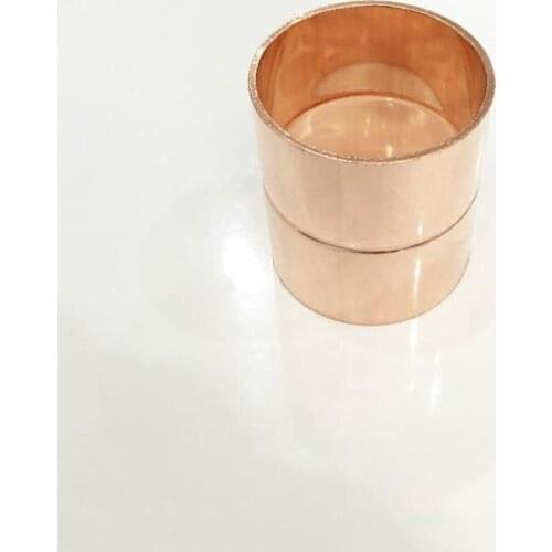 12mm Inner Diameter Copper End Feed Straight Equal Coupling Plumbing Fitting Scoket Weld Water Gas Oil 1mm Thickness