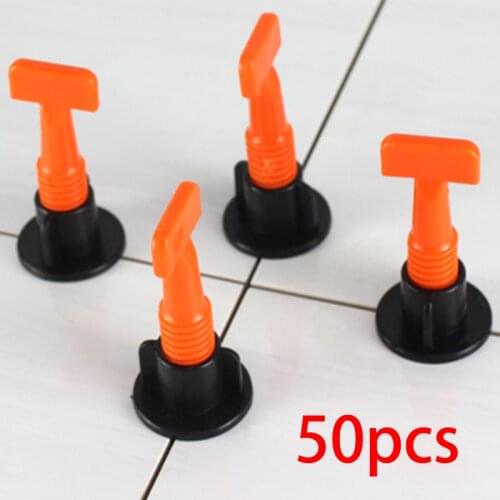 50Pc tile alignment Tile Leveling System carrelage Clip Adjustable Locator Spacers Plier Level Wedges Hand Tools