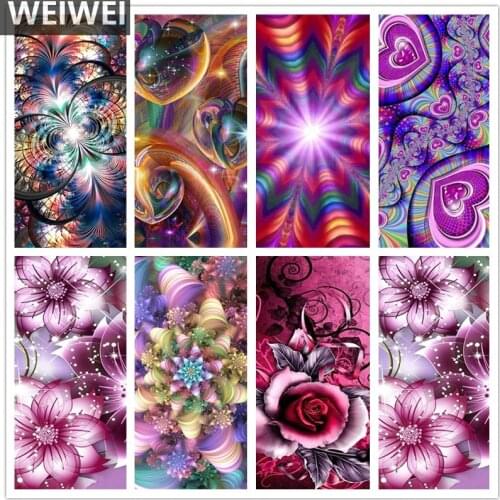 5D DIY Full Square/Round Diamond Painting Flower Diamond Embroidery Cartoon Landscape European-style Living Room Decorated Gift
