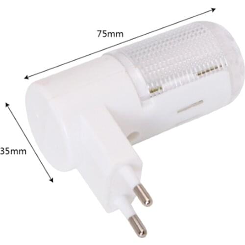 2pcs Emergency Light Wall Lamp Home Lighting LED Night Light EU Plug For Children Kids Living Room Bedroom Lighting