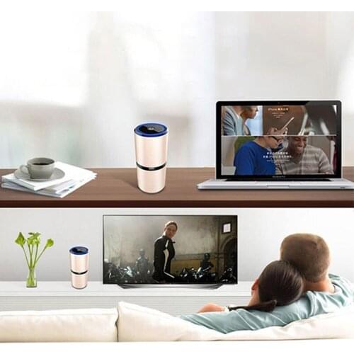 Car Air Purifier Ionizer Air Freshener Odor Eliminator with Dual USB Charging Ports Remove Smoke Bad Odors Pets Smells Durable