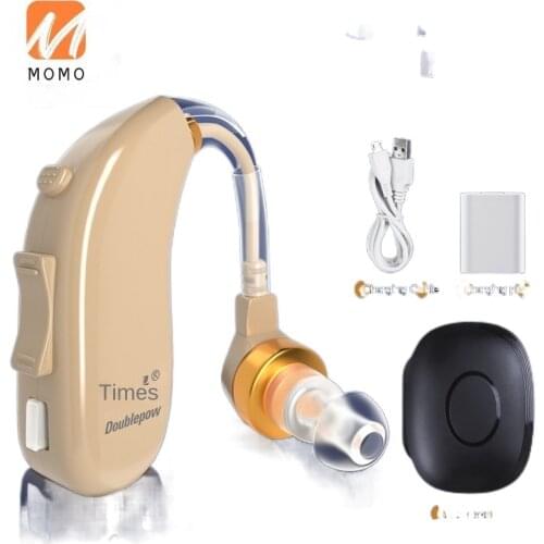 Wireless & Stealth Hearing Aid for The Elderly Earphone Sound Amplifier Rechargeable Elderly Ear Back Deaf Authentic