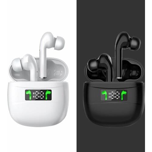 J3 Pro Earbuds Update Version Bluetooth 5.0 Ipx7 Waterproof Tws Earphone Headset Digital Intelligence Led Display Charging Box