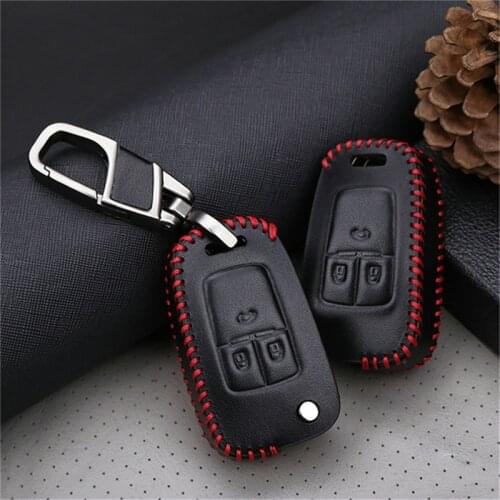 Car Key Case Cover For Opel Insignia Vectra C Mokka Astra H J Corsa C D Vivaro Meriva Zafira B Real Leather Car Smart Key Shell